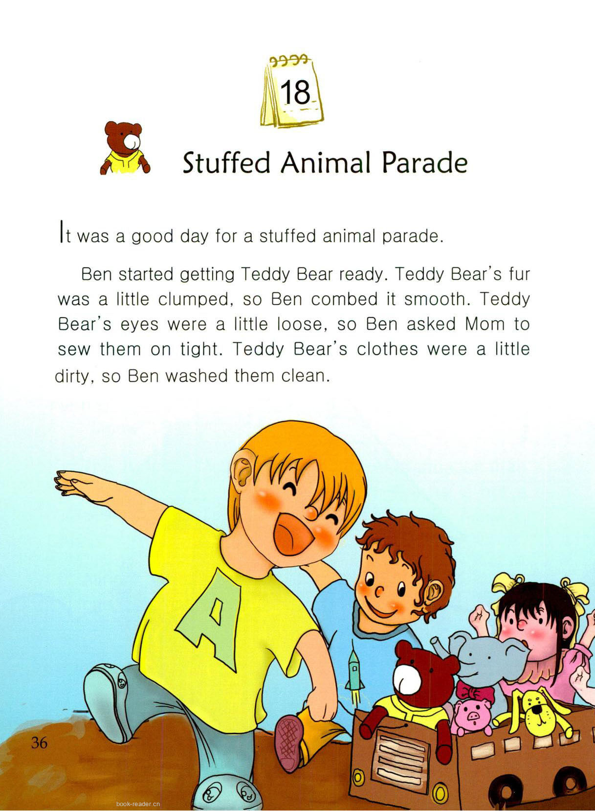 Stuffed Animal Parade绘本故事第2页