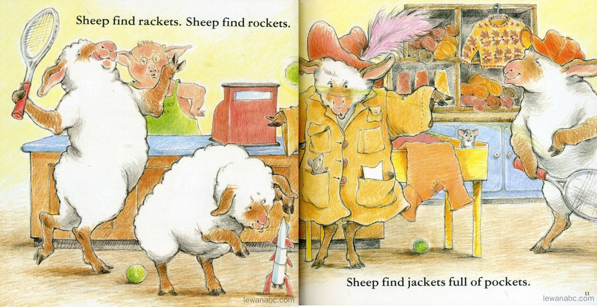 (15周)Sheep in a Shop绘本故事第5页