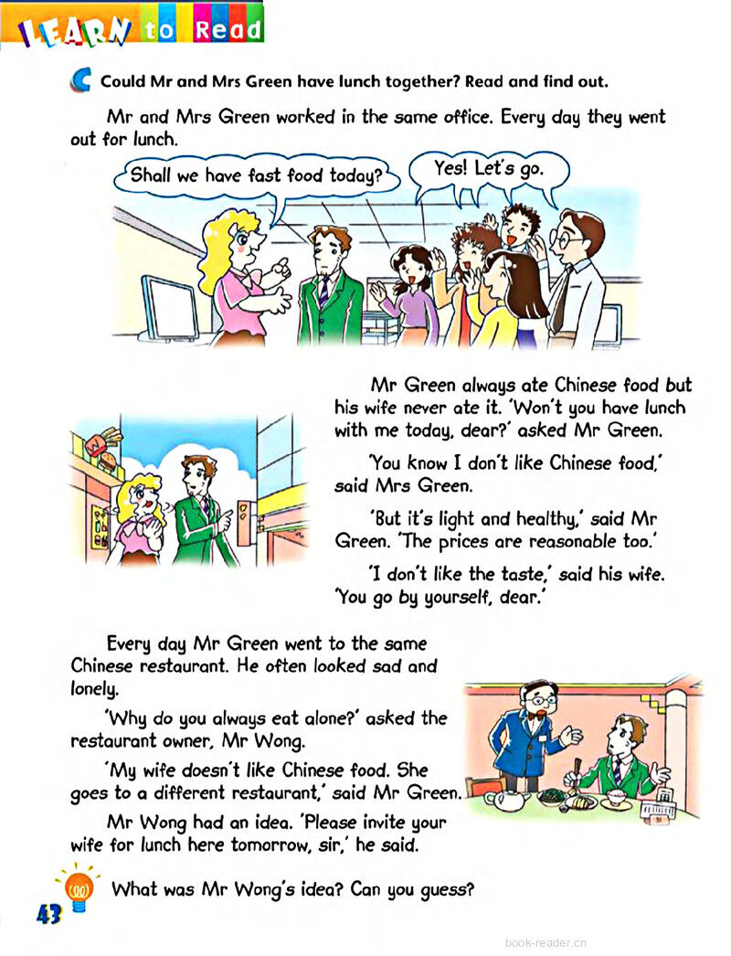 6 Ordering food绘本故事第4页