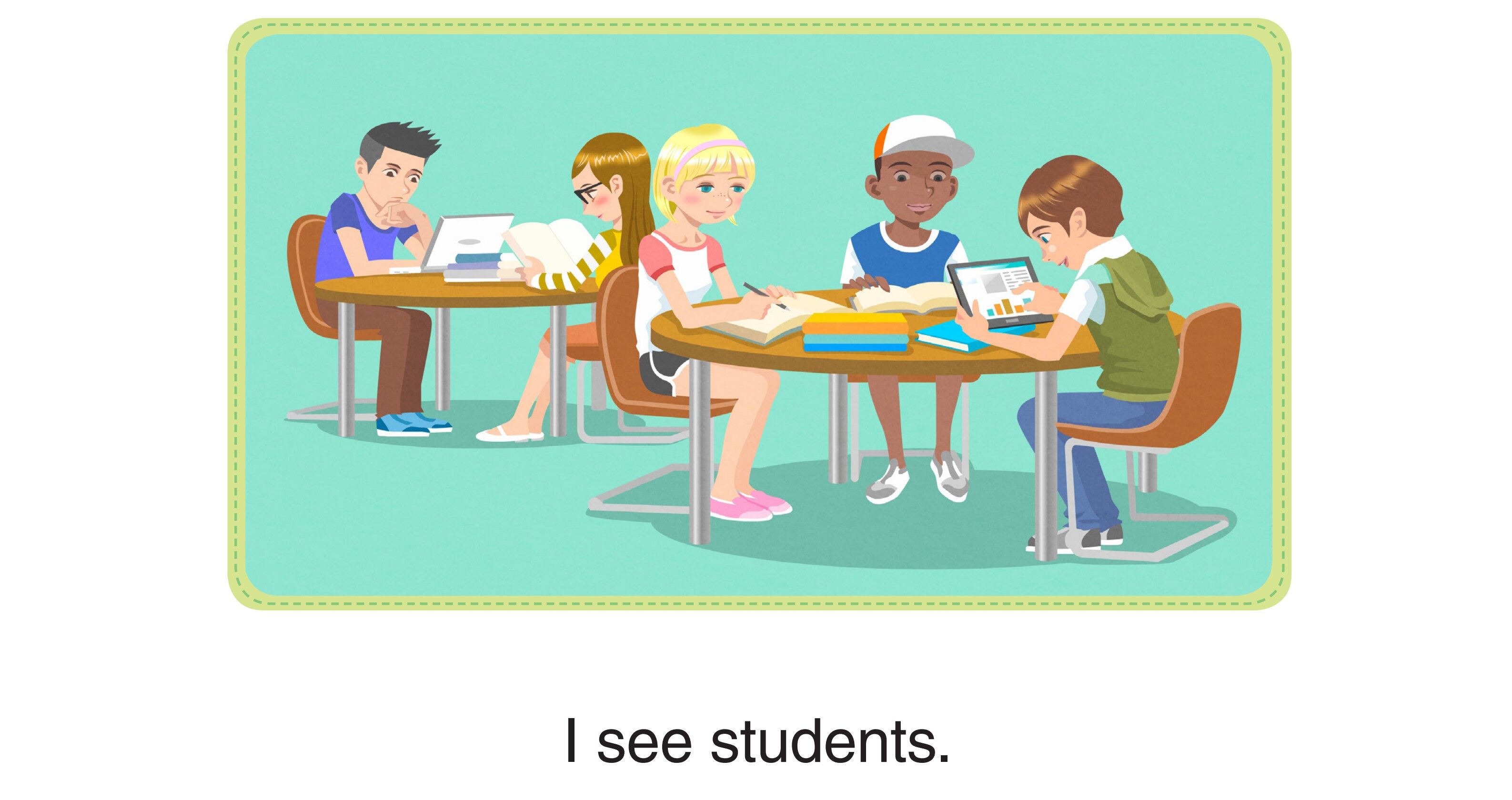 I See Students绘本故事第2页