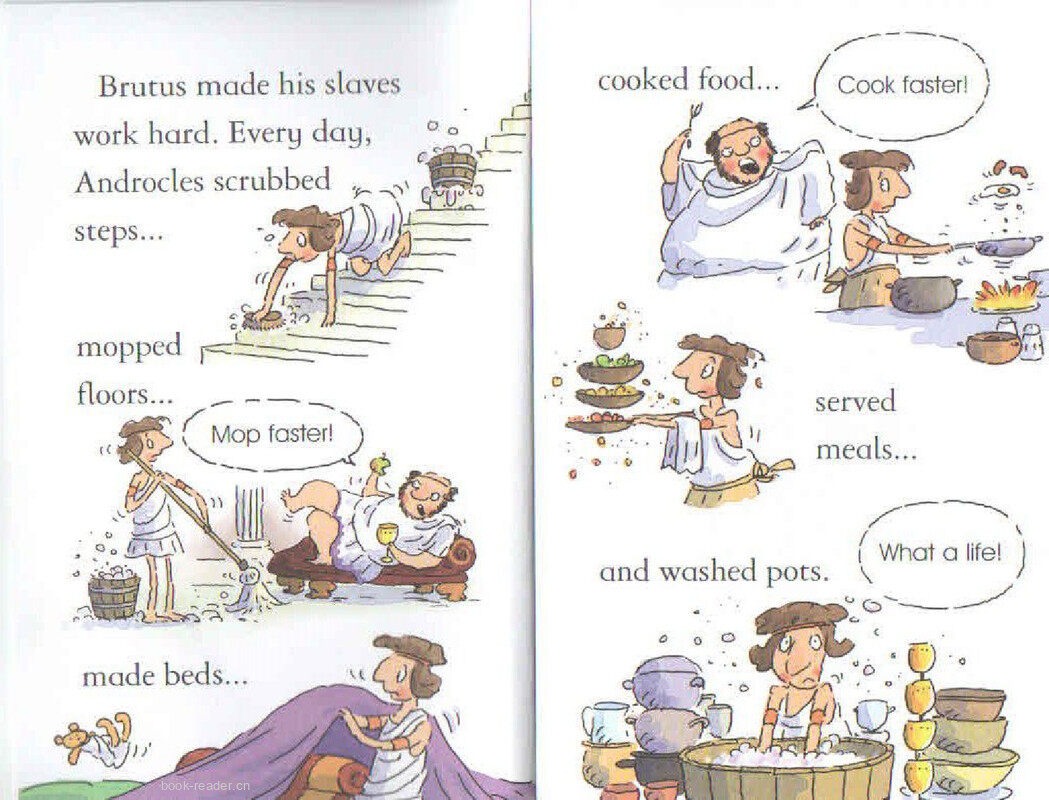 Androcles and The Lion绘本故事第4页