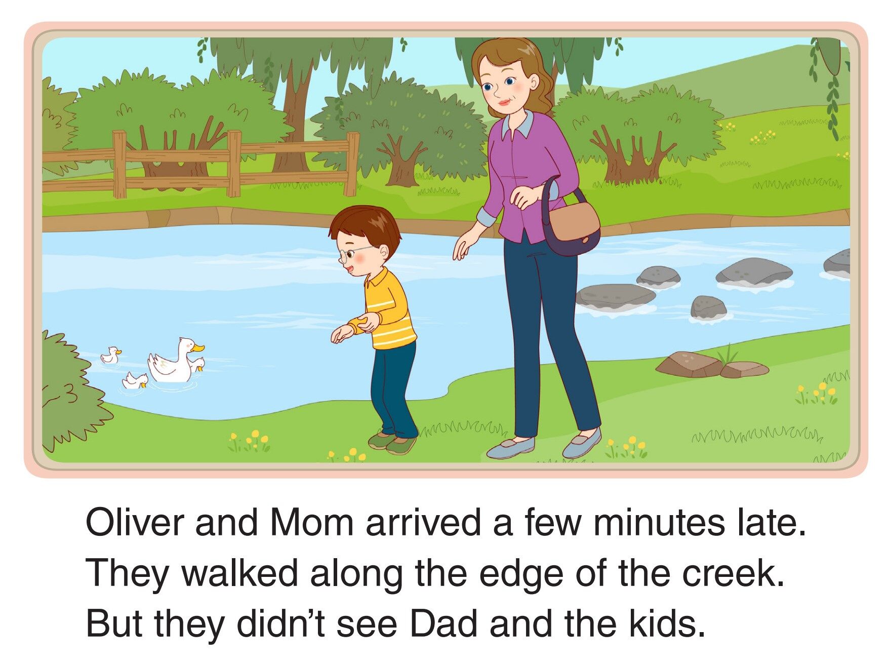 Meeting at the Park绘本故事第4页