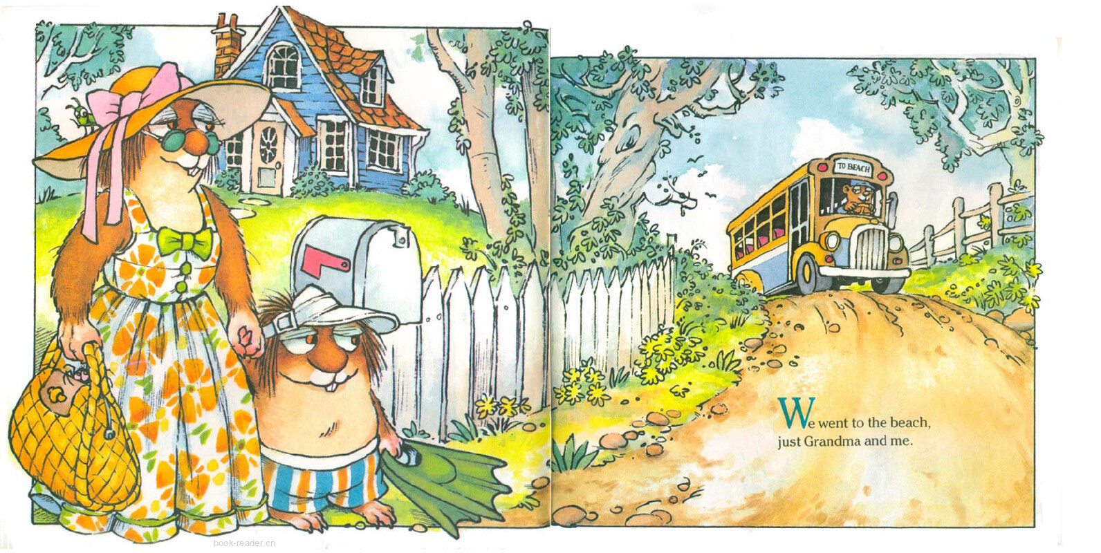 Just Grandma and Me绘本故事第3页