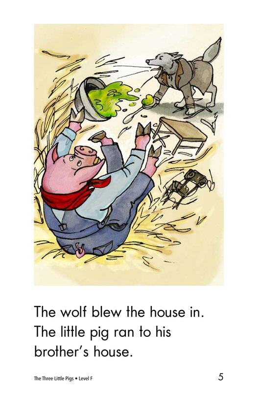 The Three Little Pigs绘本故事第5页