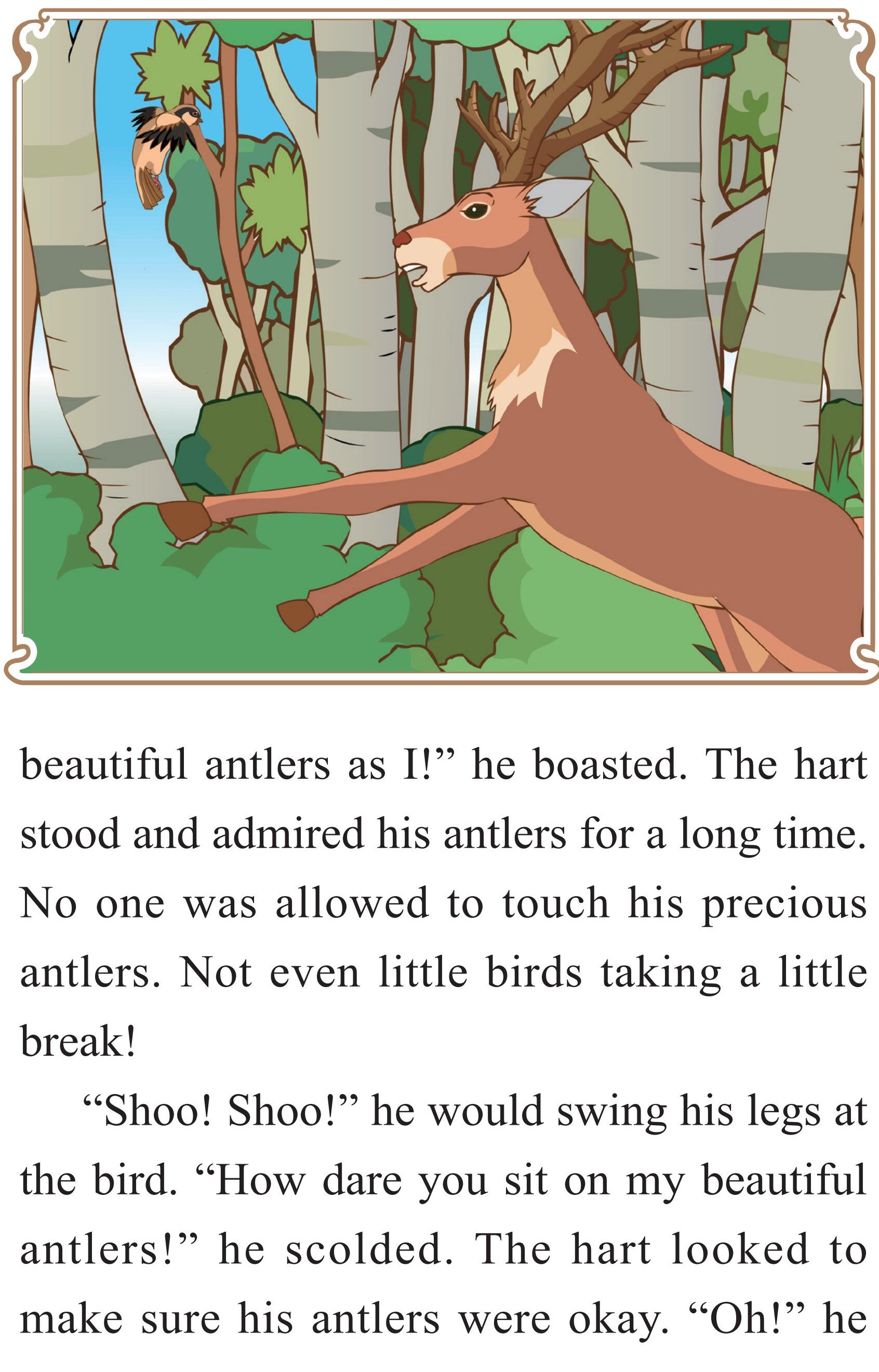 The Hart and the Hunter绘本故事第4页