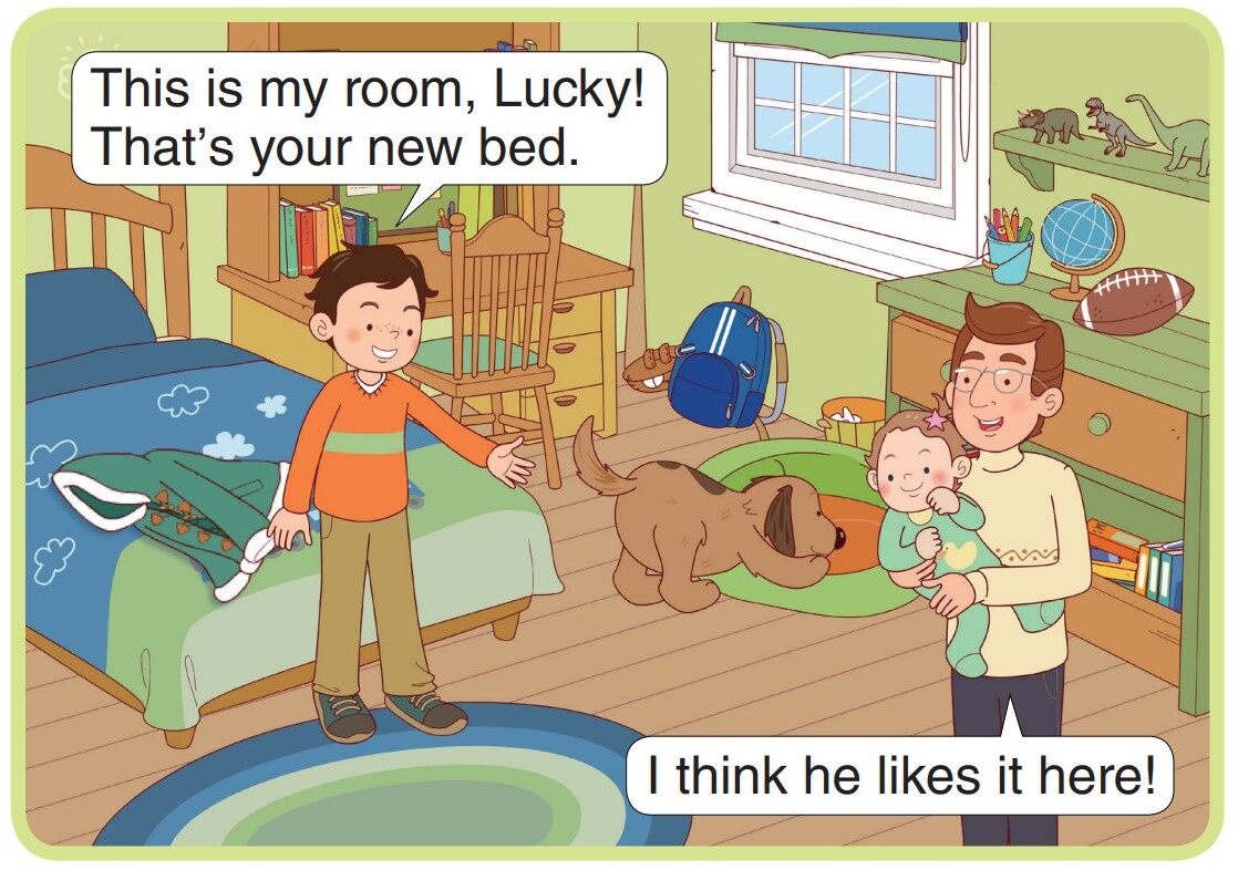 Lucky Moves In绘本故事第2页