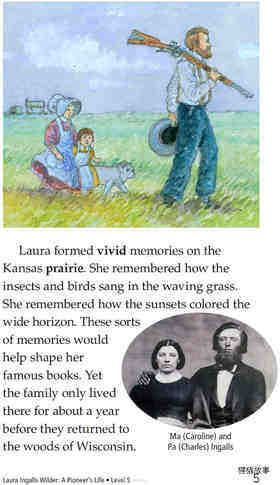 Laura Ingalls Wilder A Pioneer's Life绘本故事第4页