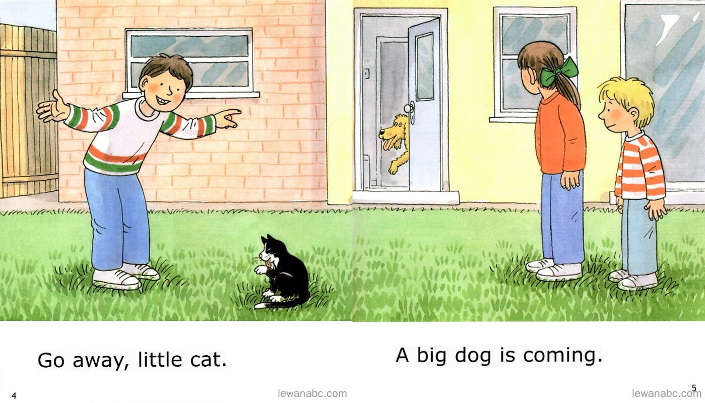 Go Away,Cat绘本故事第5页