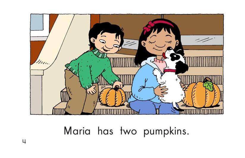 Maria Counts Pumpkins绘本故事第4页