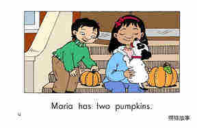 Maria Counts Pumpkins绘本故事第4页