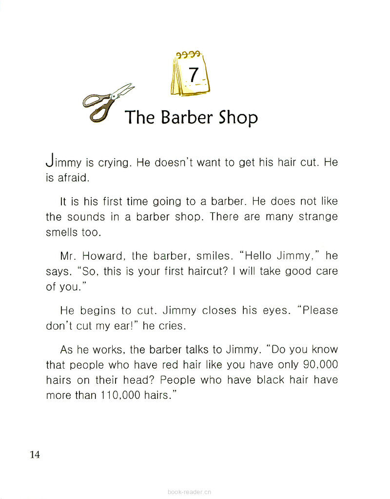 The Barber Shop绘本故事第2页