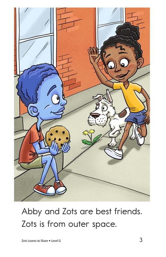 Zots Learns to Share绘本故事第3页
