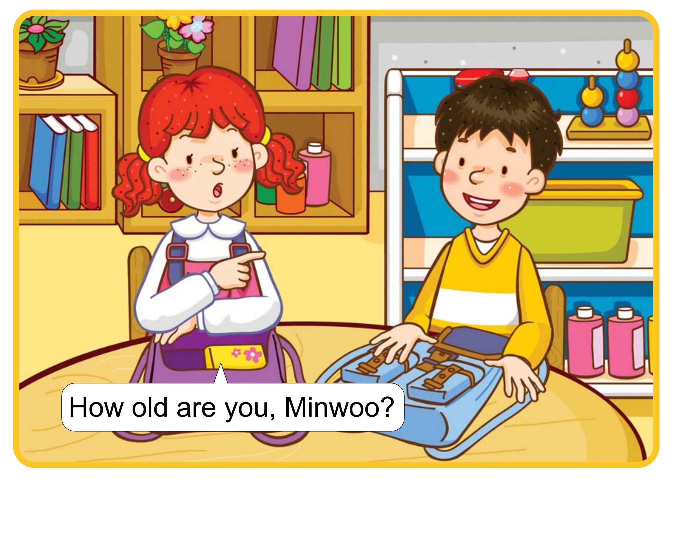 How Old Are You?绘本故事第2页