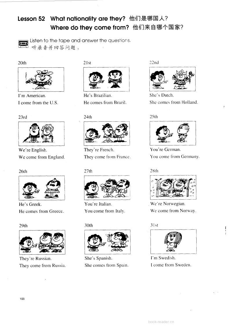 1-052 What nationality are they?绘本故事第2页