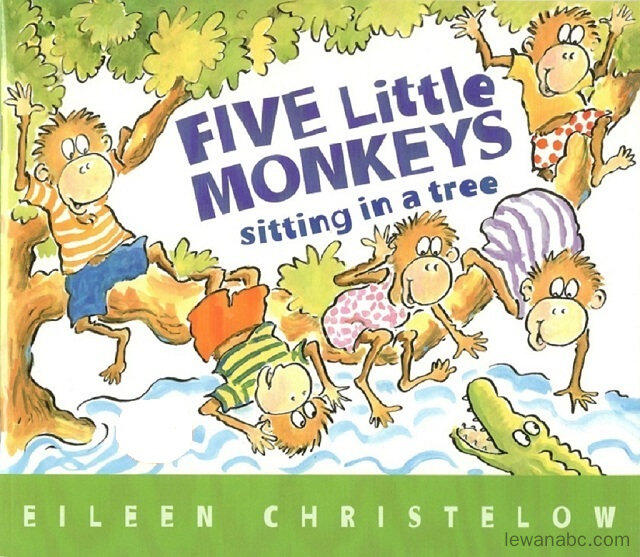 (14周)Five Little Monkeys Sitting in a Tree绘本故事第2页