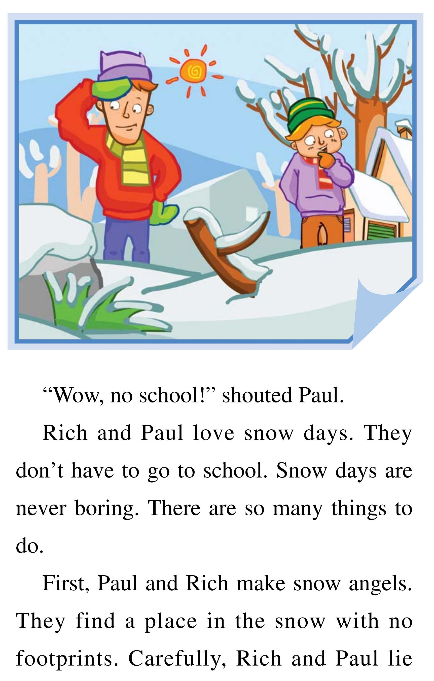 Snow Day绘本故事第4页