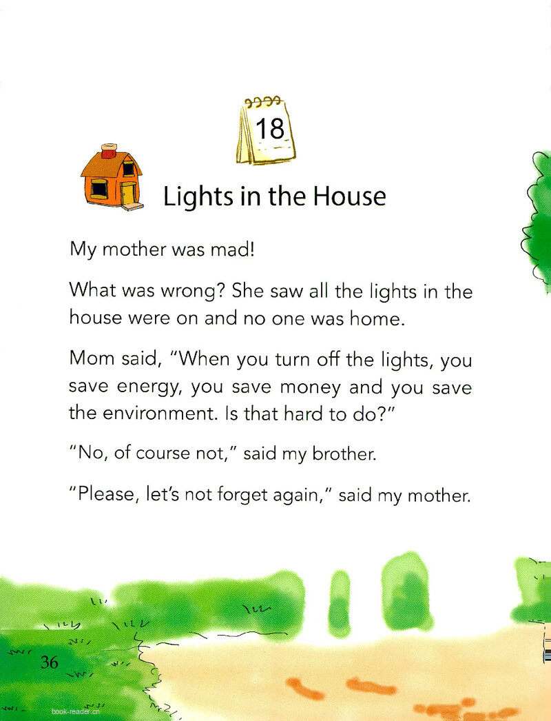 Lights in the House绘本故事第2页
