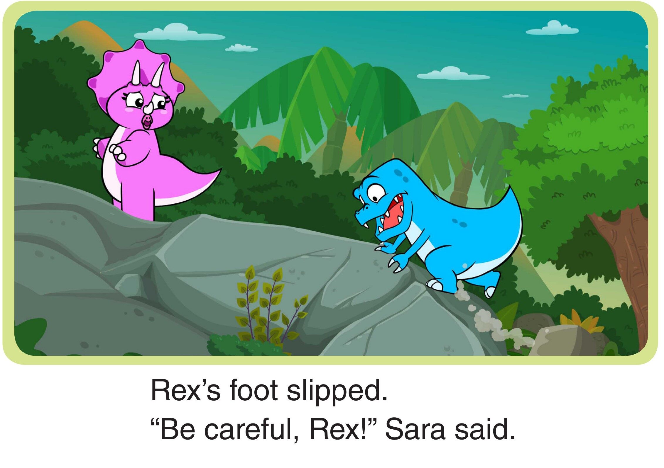 The Rock Slide绘本故事第4页