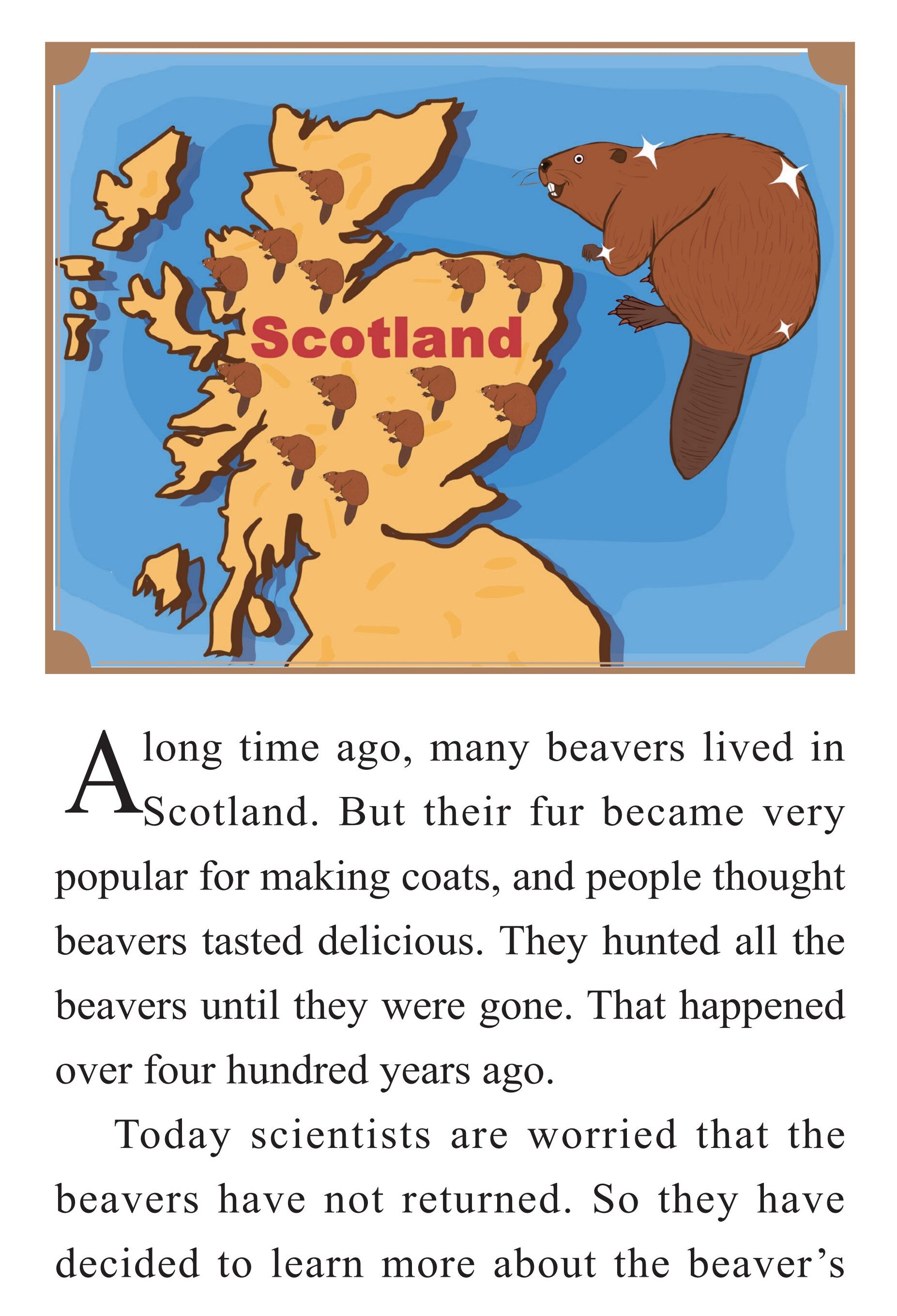 The Carpenter Beaver绘本故事第3页