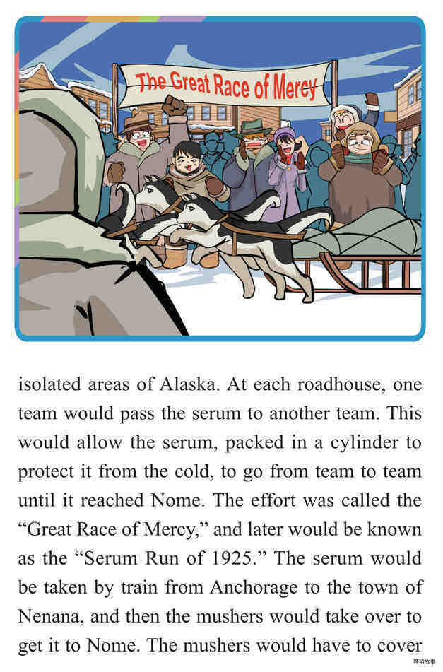Balto：The Brave Sled Dog绘本故事第5页