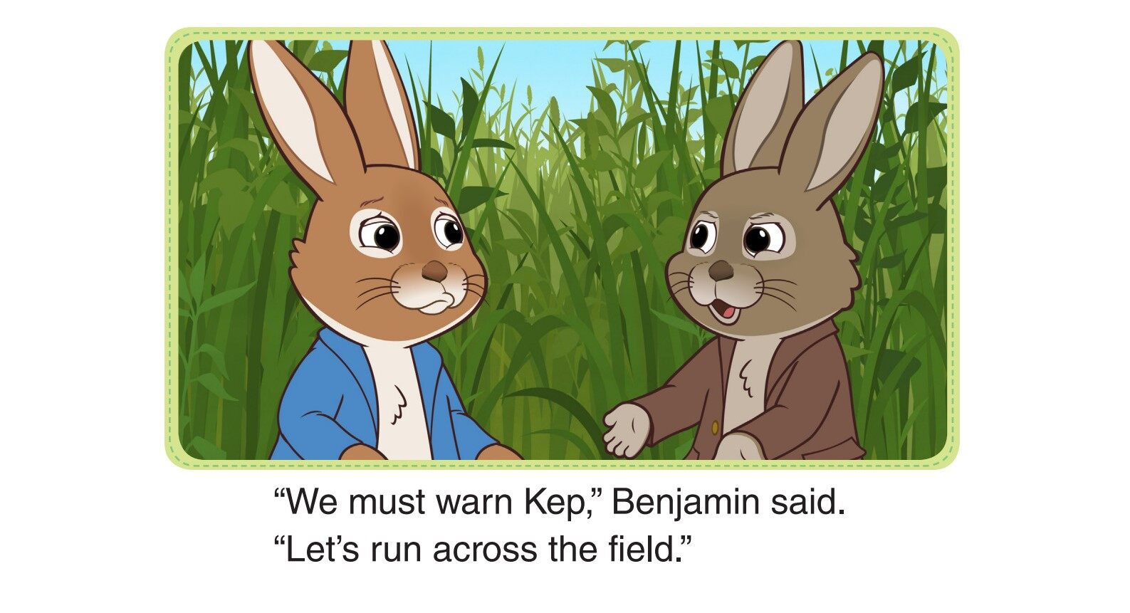 Peter and Benjamin Play Tag 3_To the Rescue绘本故事第3页
