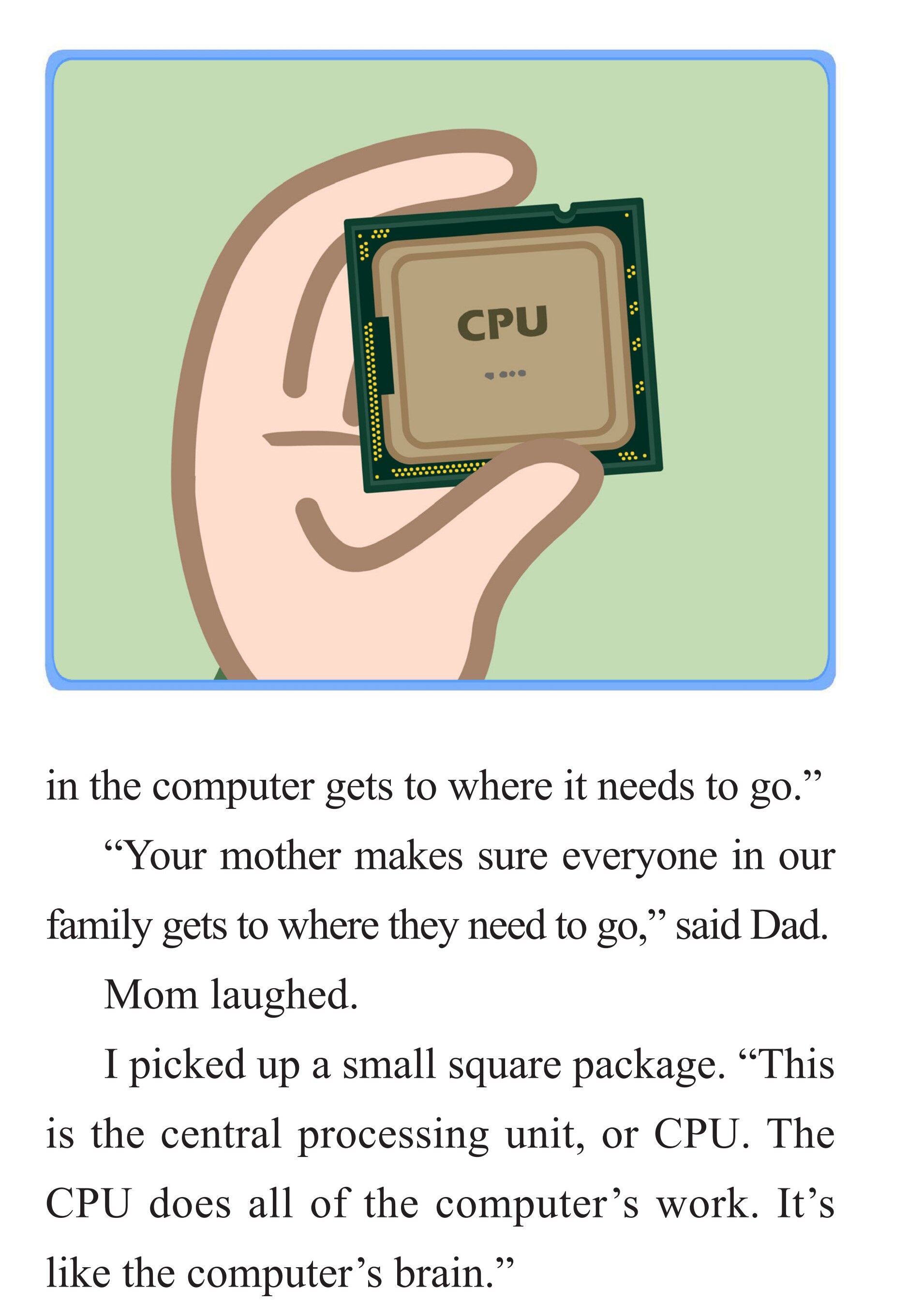 Building My Computer绘本故事第5页