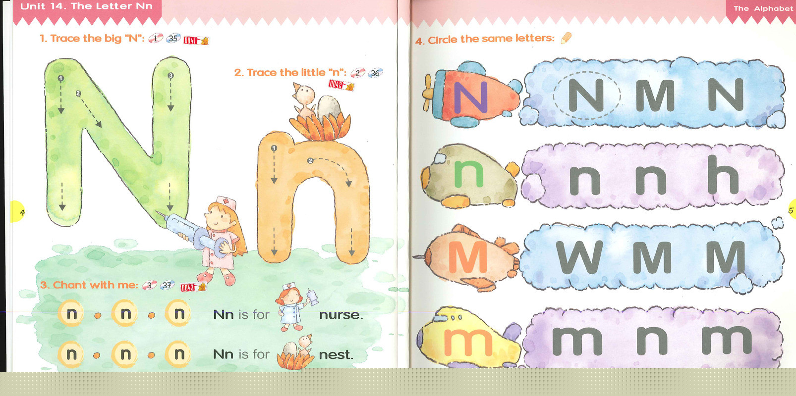 14 The Letter Nn绘本故事第3页