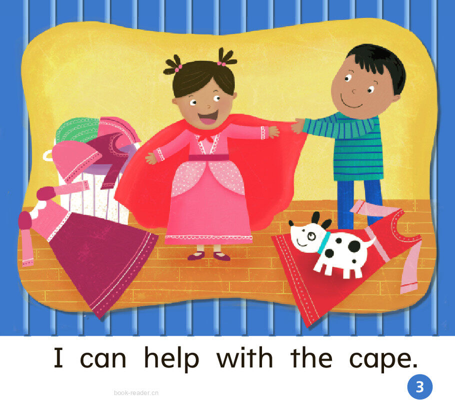 GK Approach U09W1 Let Me Help You绘本故事第4页