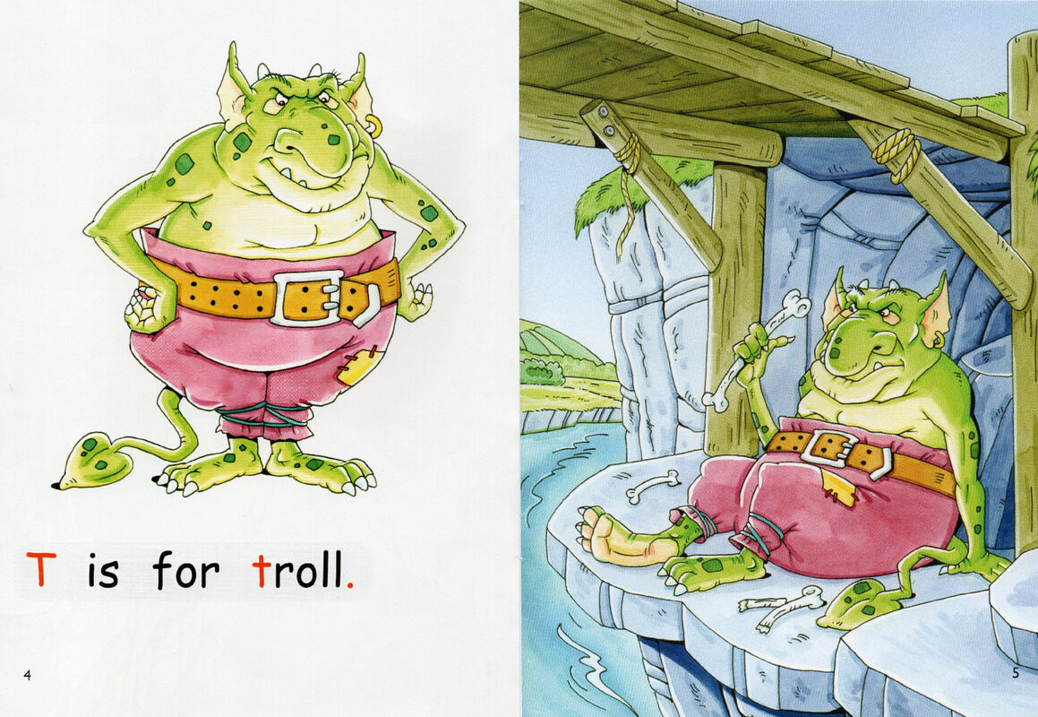 three billy goats gruff绘本故事第4页