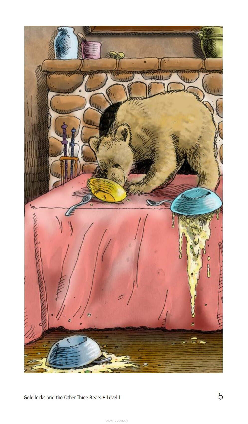 Goldilocks and the Other Three Bears绘本故事第5页