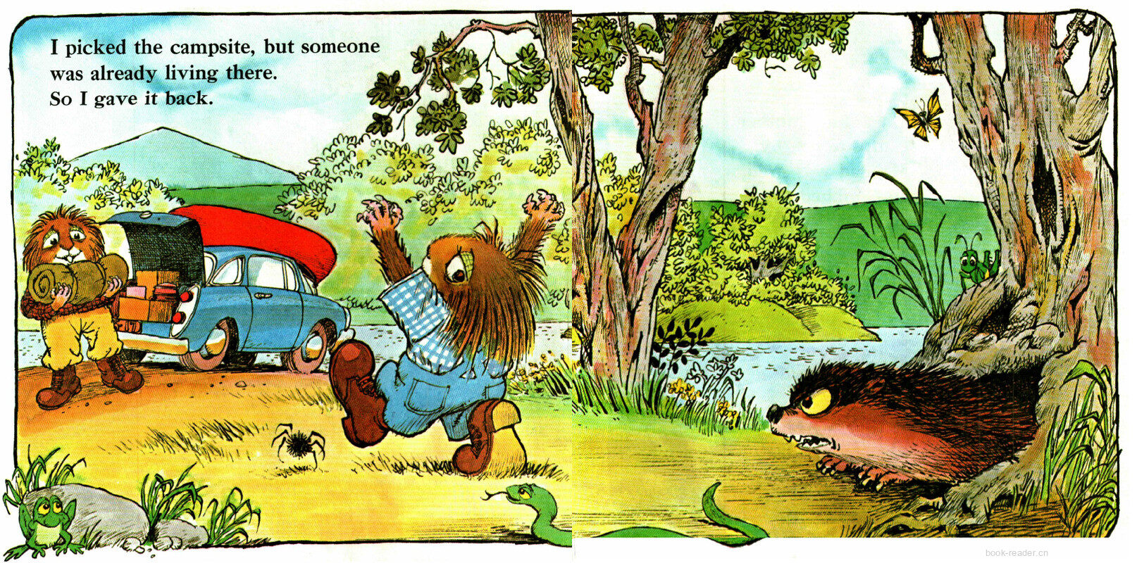 Just Me and My Dad绘本故事第4页