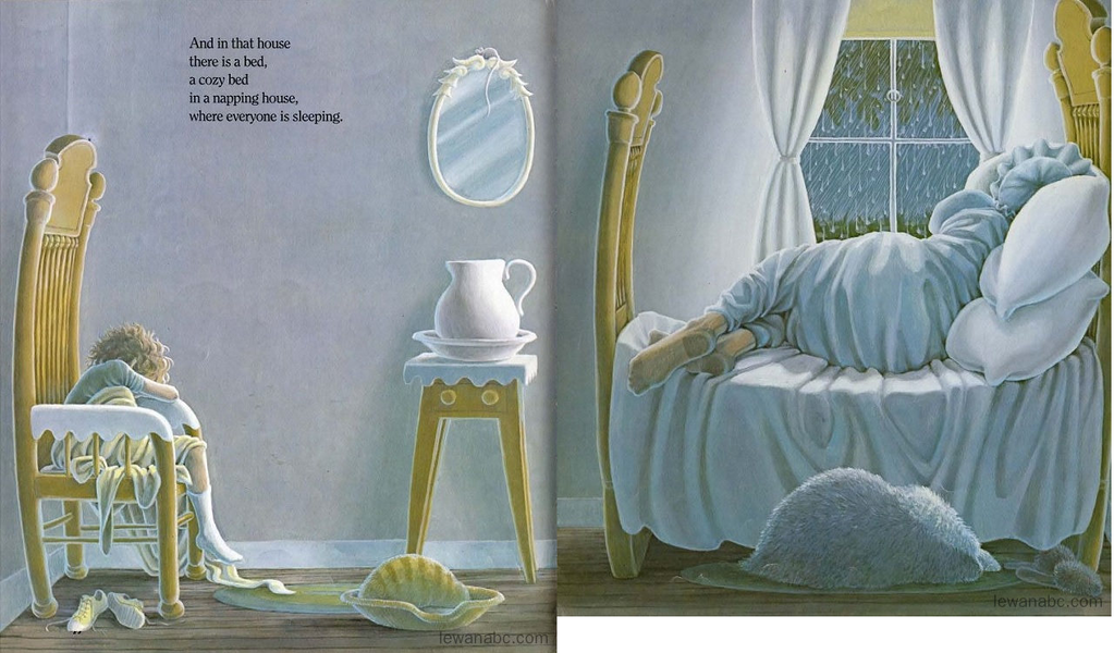 (17周)The Napping House绘本故事第4页