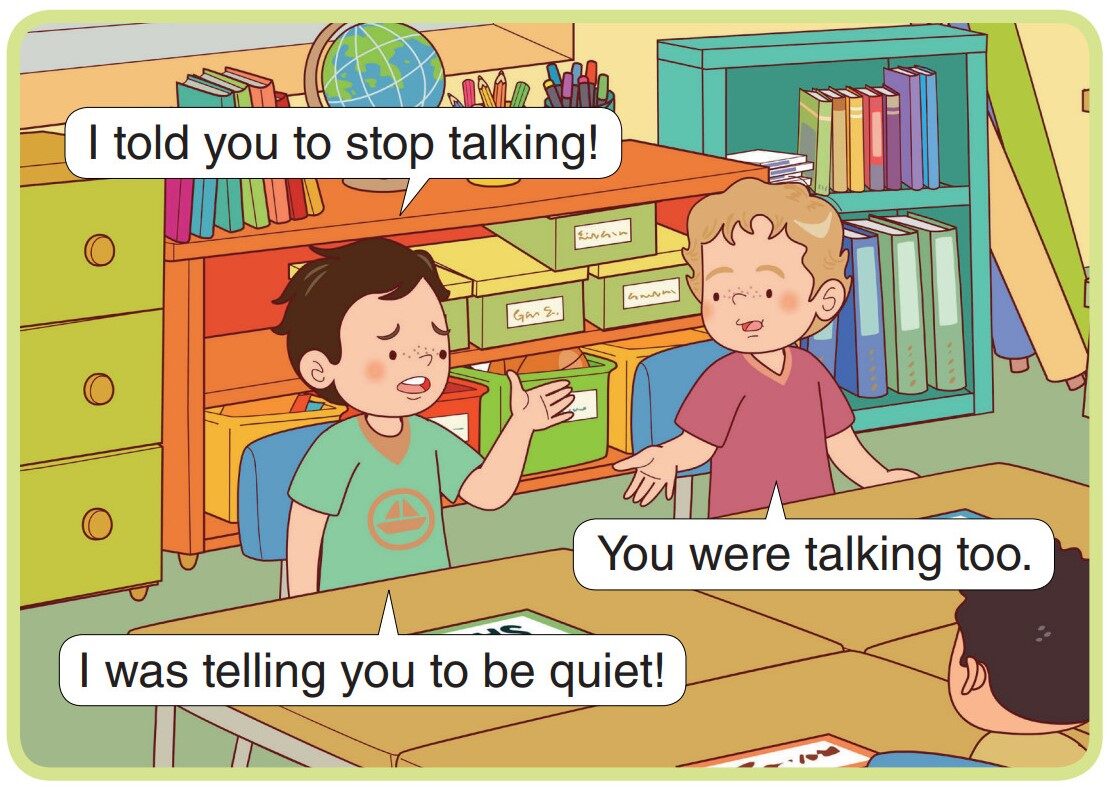 In Trouble!绘本故事第3页