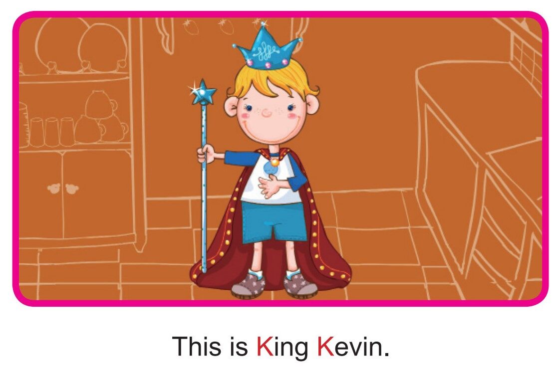 'K' words -  King Kevin绘本故事第2页