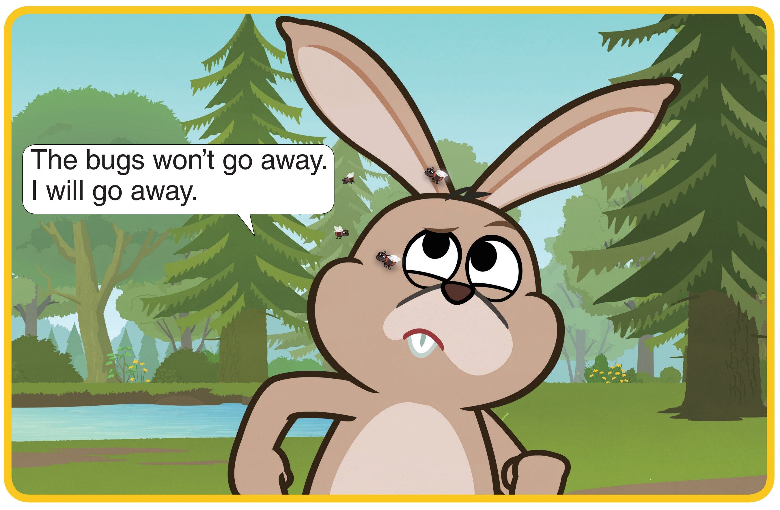 Go Away, Bugs!绘本故事第3页