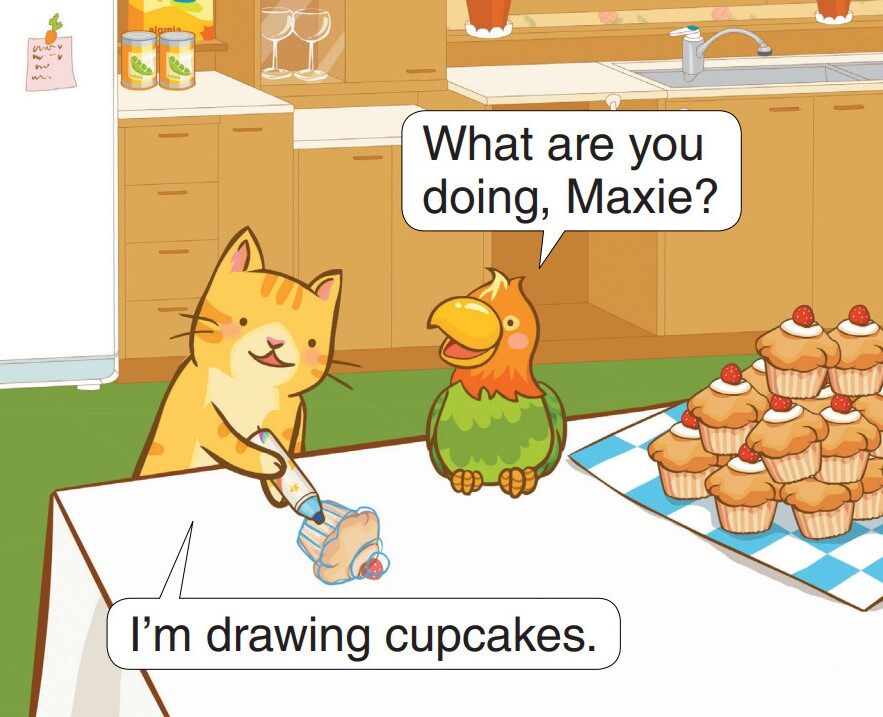 She Is Tall and Old绘本故事第2页