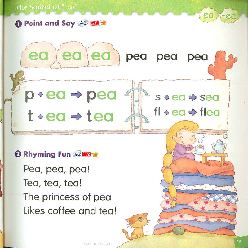 4 The Vowel Pair 'ea'绘本故事第4页
