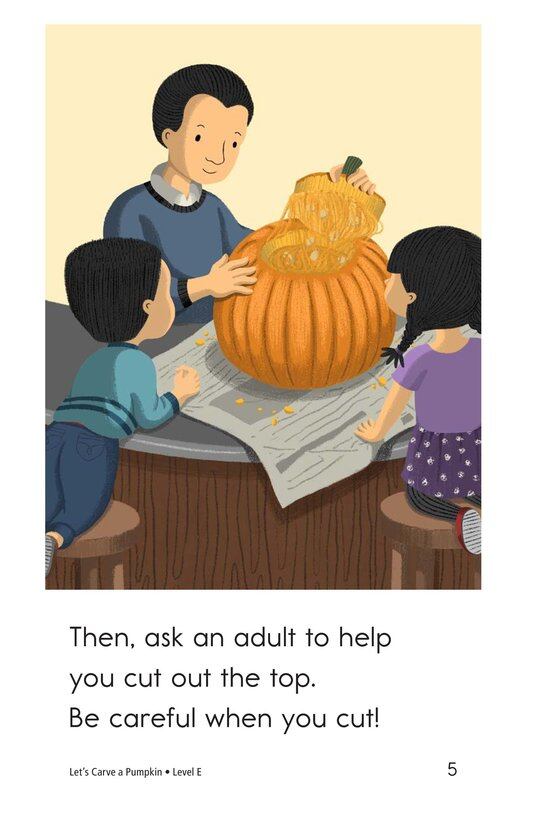 Let's Carve a Pumpkin绘本故事第5页