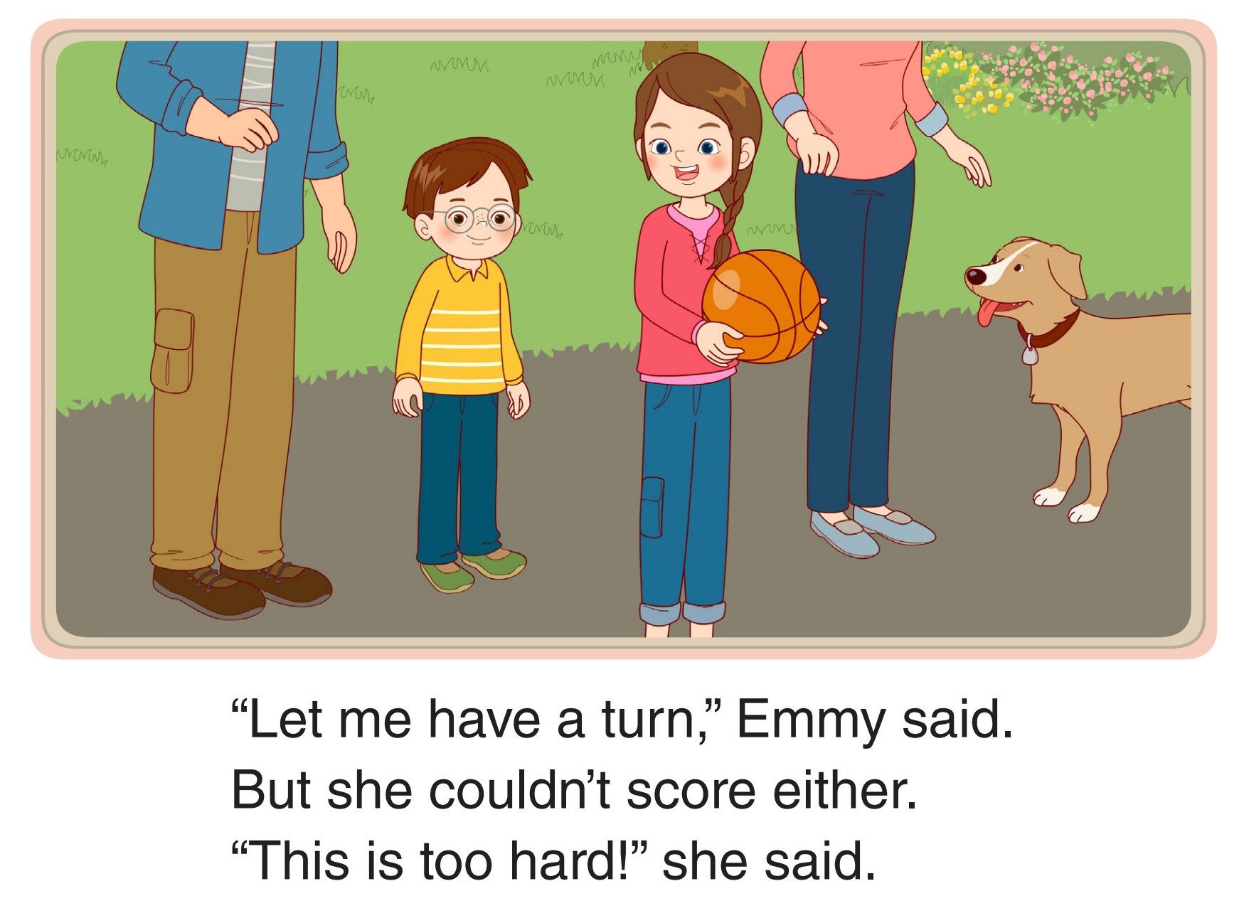 Playing Basketball绘本故事第5页