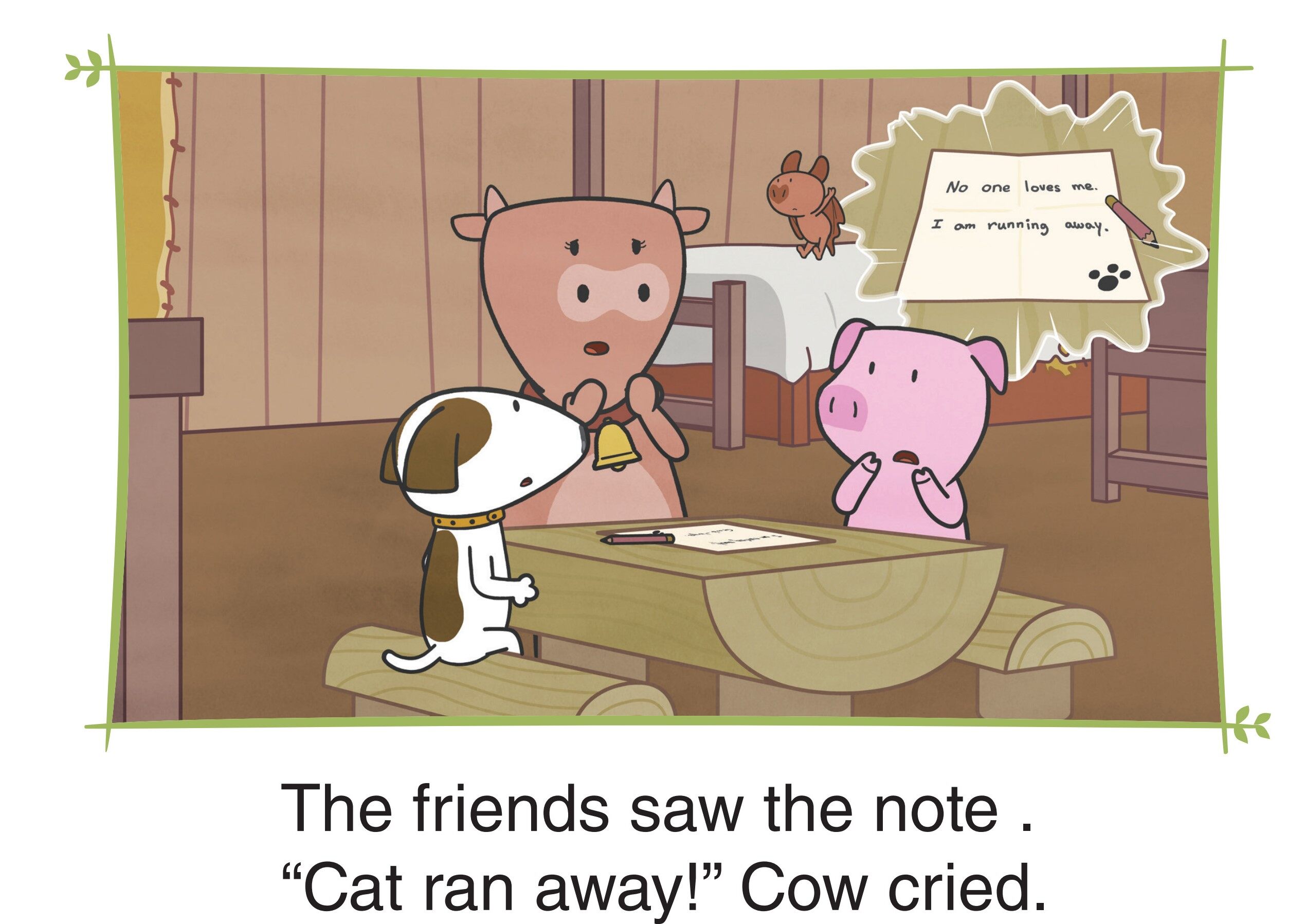 Cat Runs Away绘本故事第4页