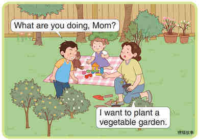 Bees and Vegetables绘本故事第2页