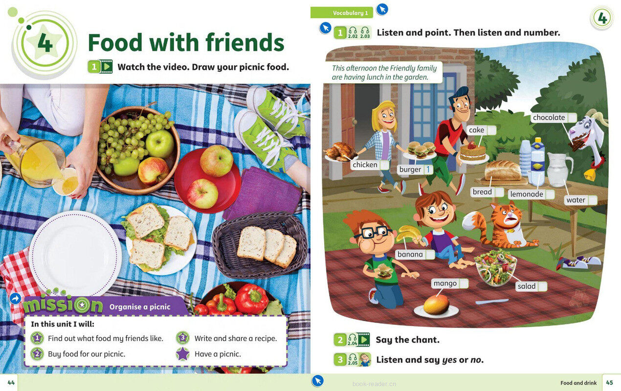 04 Food with friends绘本故事第2页