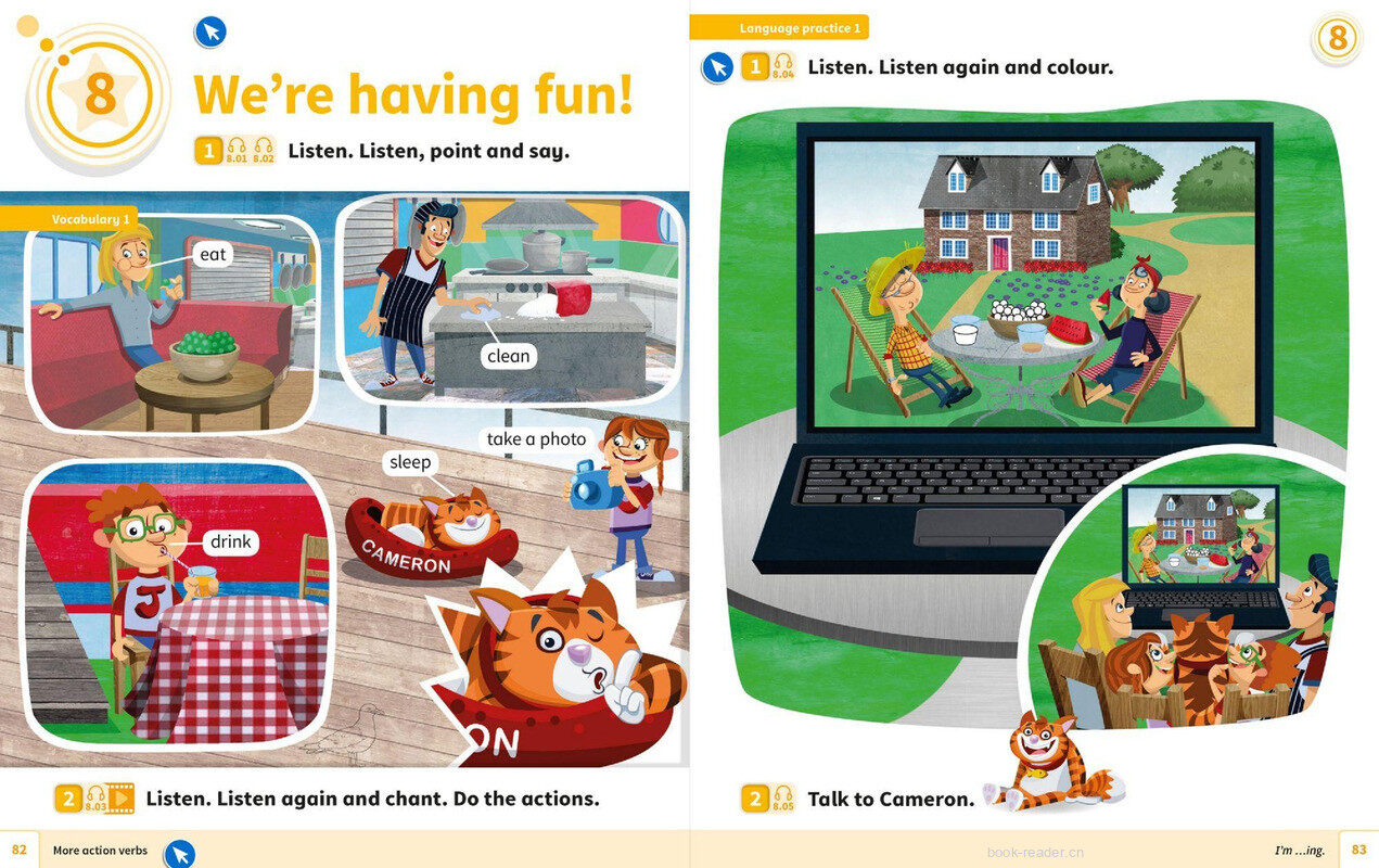 08 We're having fun! 绘本故事第2页