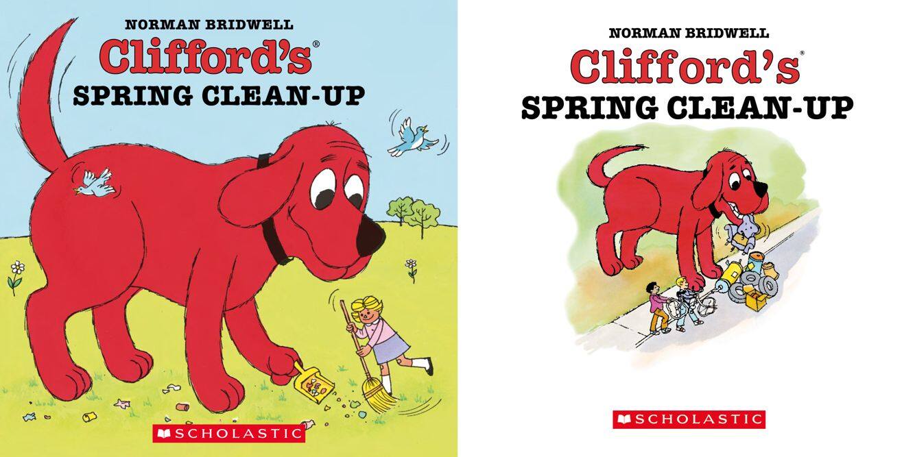 Clifford's Spring Clean Up绘本故事第2页