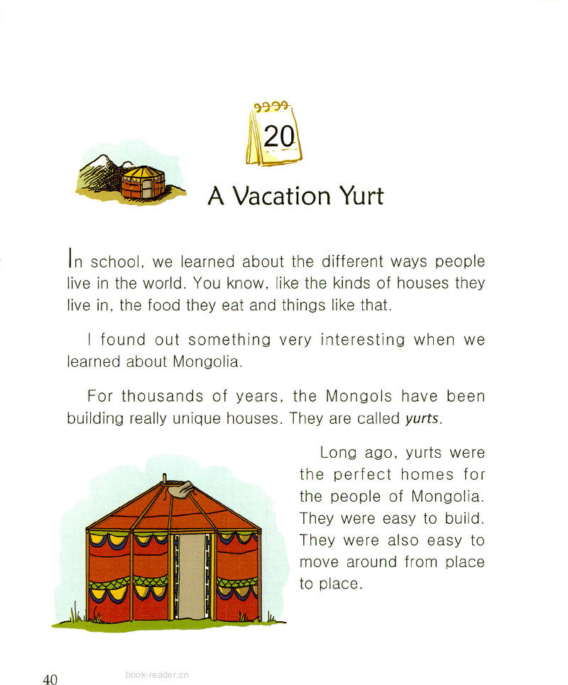 A Vacation Yurt绘本故事第2页