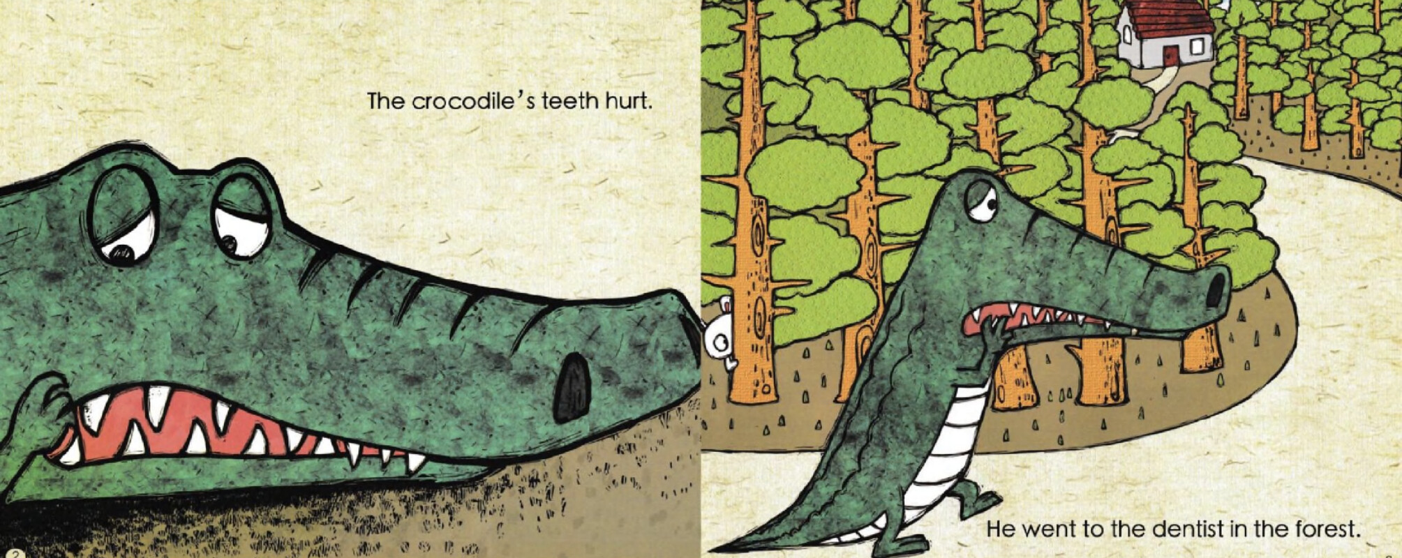 Crocodile's Family Dentist绘本故事第3页