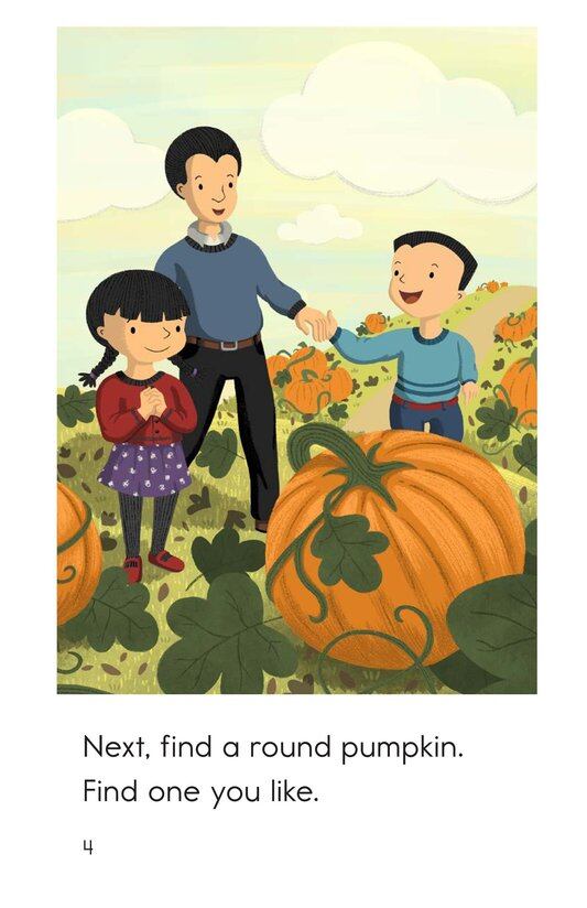 Let's Carve a Pumpkin绘本故事第4页