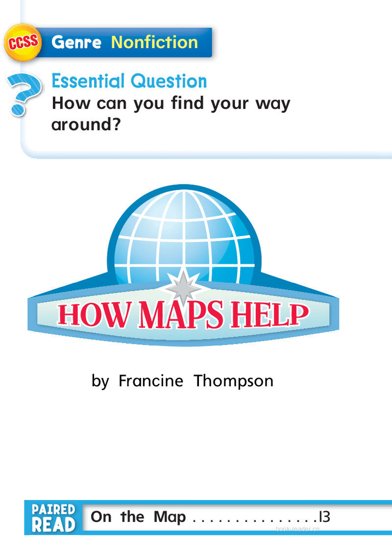 G1 App U2W5  How Maps Help绘本故事第3页