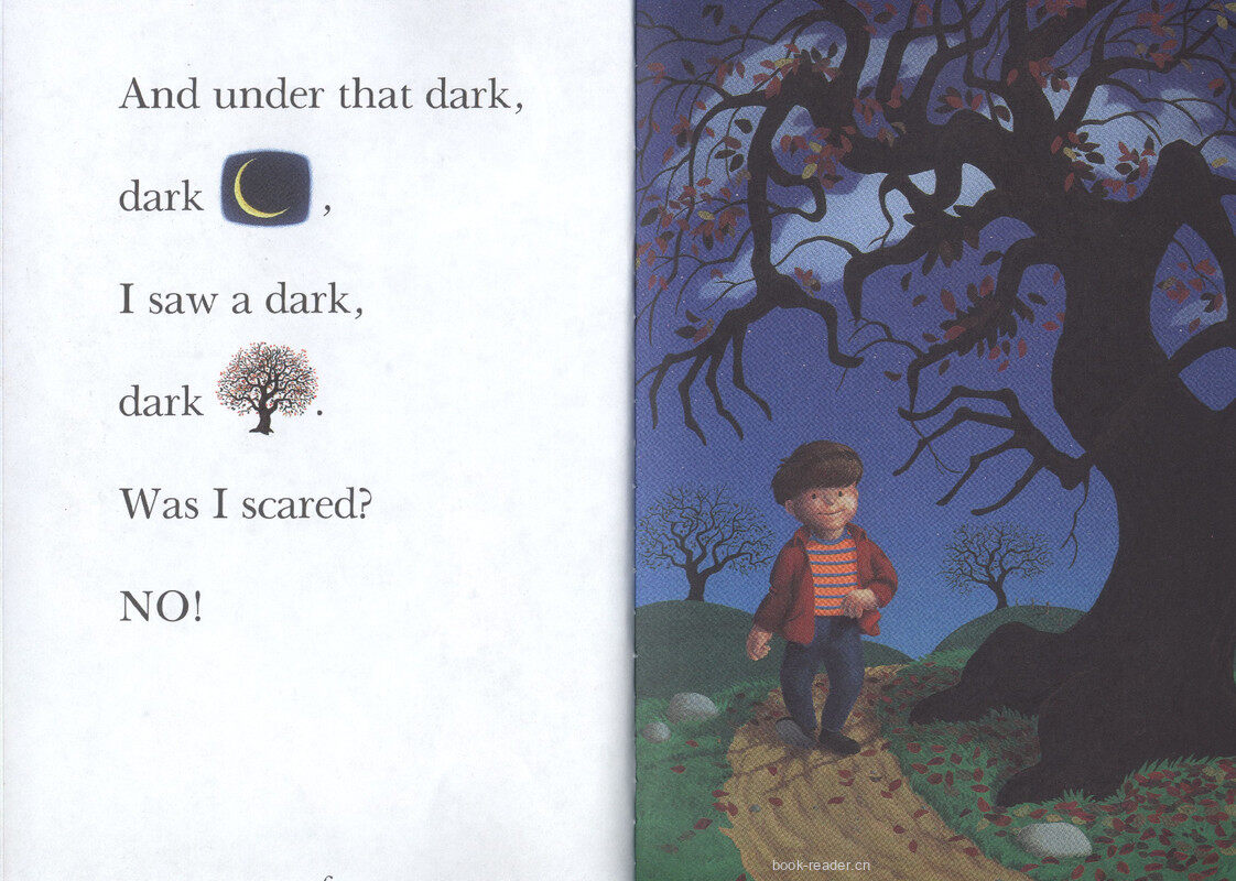 In a dark dark house绘本故事第5页
