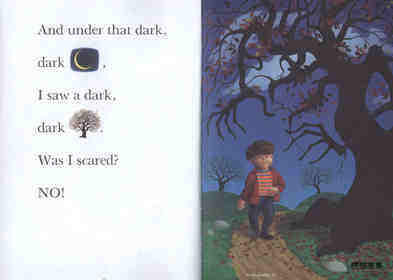 In a dark dark house绘本故事第5页